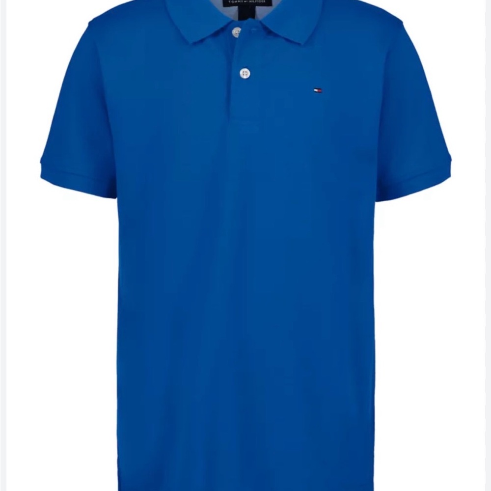 Tommy Hilfiger Boys Royal Blue Polo Shirt NWT